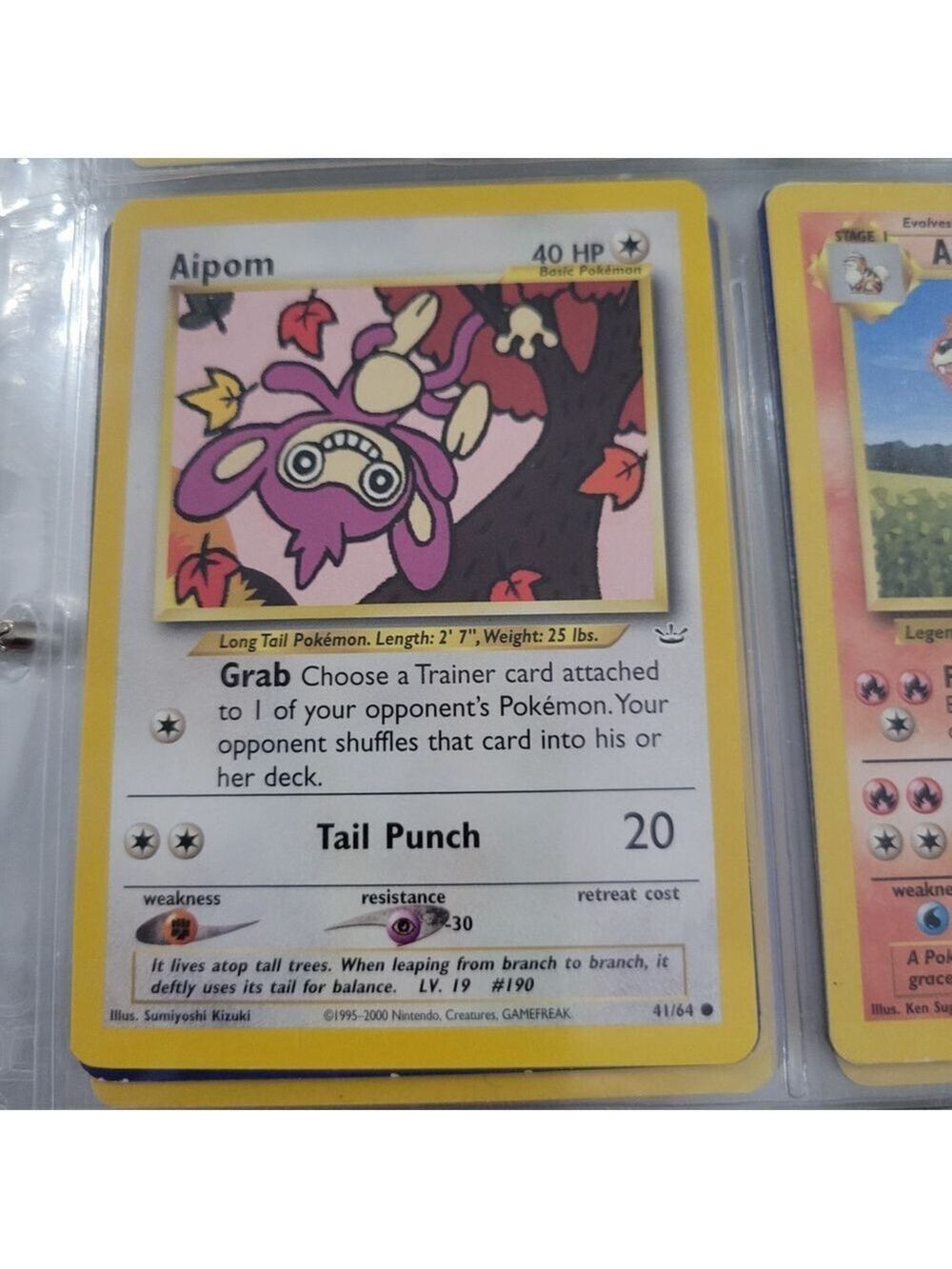 Pokemon Aipom Card